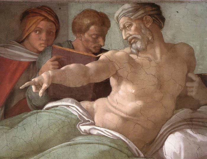 Michelangelo Buonarroti Punishment of Haman oil painting image